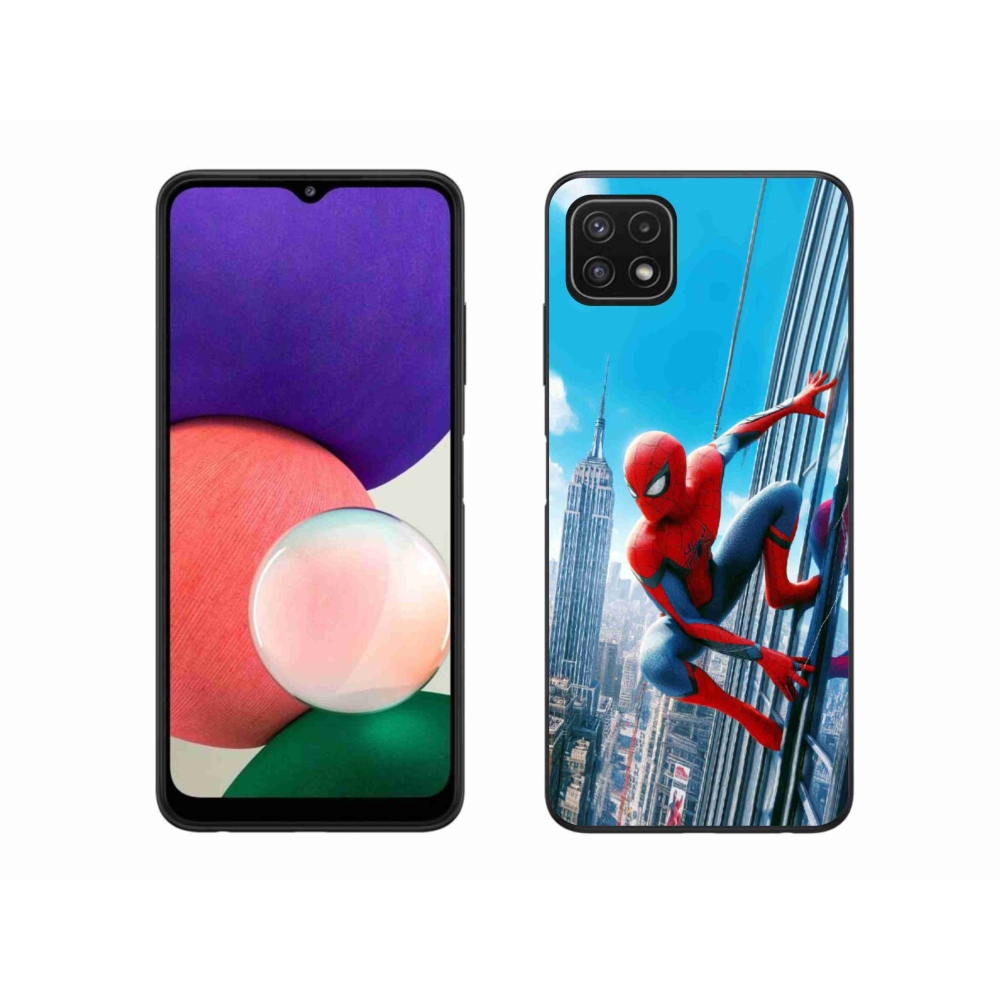 Gelový kryt mmCase na Samsung Galaxy A22 5G - spiderman
