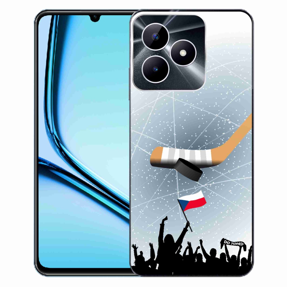 Gelový kryt mmCase na Realme Note 50 - fanoušci hokeje