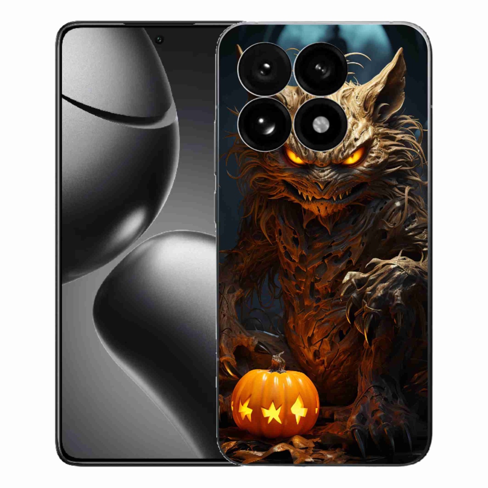 Gelový kryt mmCase na Xiaomi 15T - halloweenská příšera