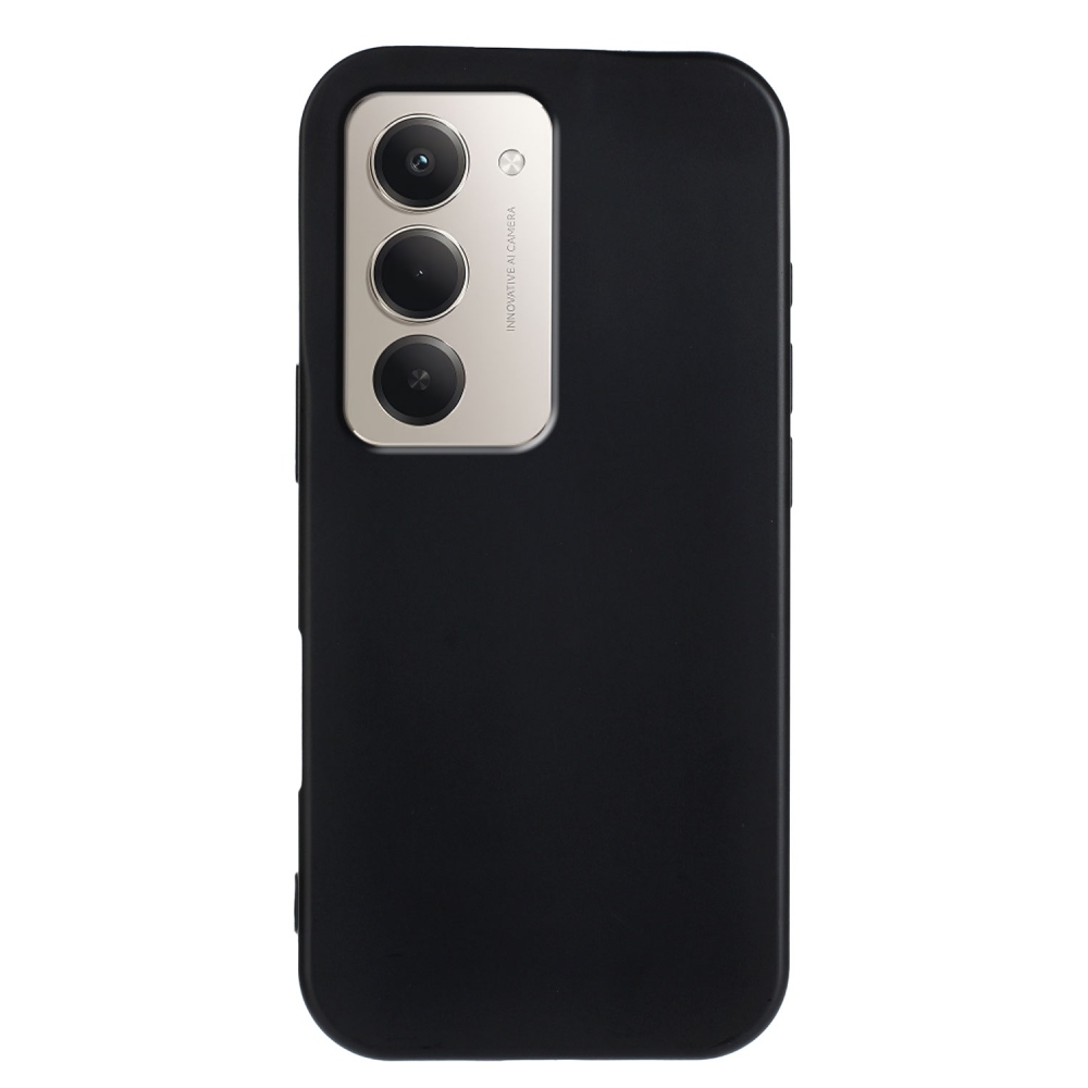 Matný gelový obal na Xiaomi Redmi 15 4G (171mm) - černý