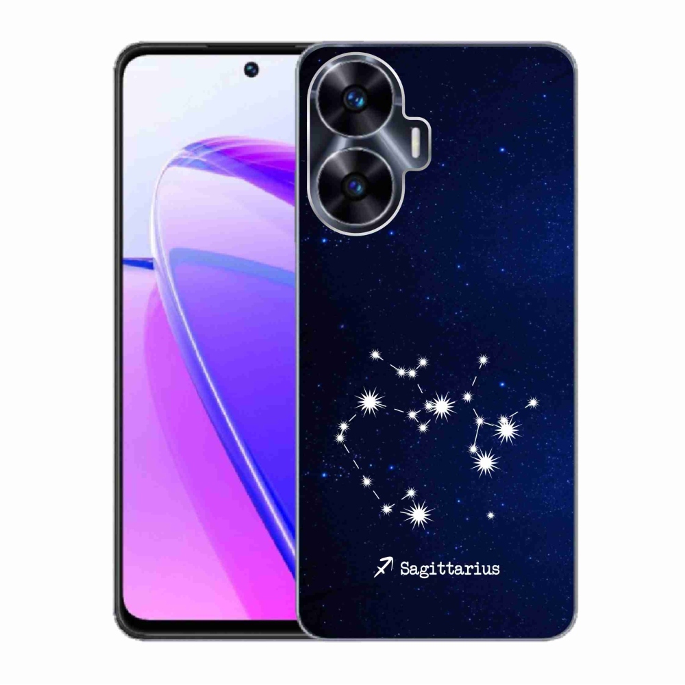 Gelový kryt mmCase na Realme C55 - souhvězdí Střelce