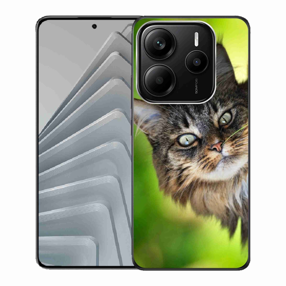 Gelový kryt mmCase na Xiaomi Redmi Note 14 5G - kočka 3