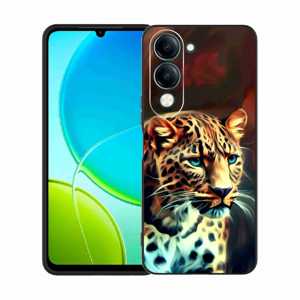 Gelový kryt mmCase na Vivo Y29s 5G - leopard
