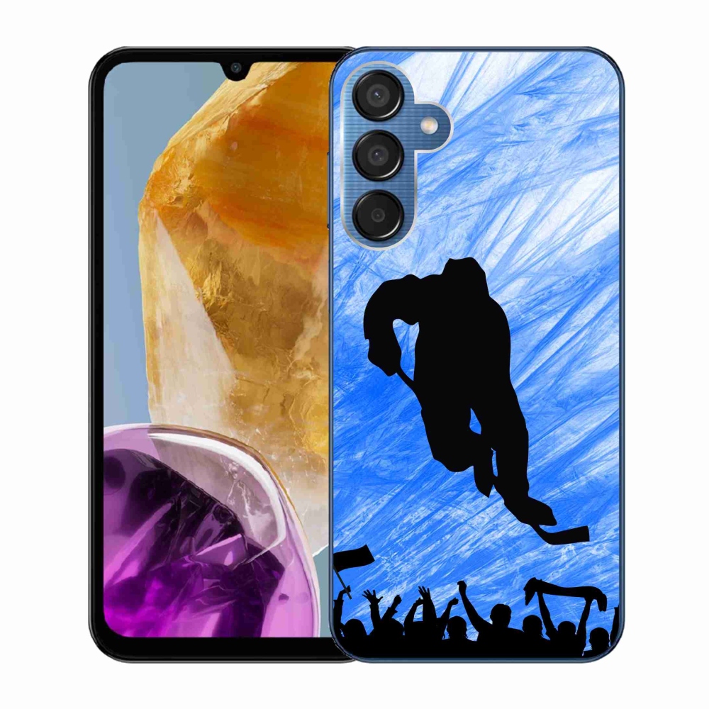 Gelový kryt mmCase na Samsung Galaxy M15 5G - hokejový hráč