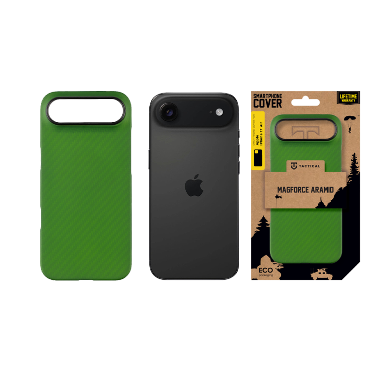 Tactical MagForce Aramid Kryt pro Apple iPhone Air Green Toad