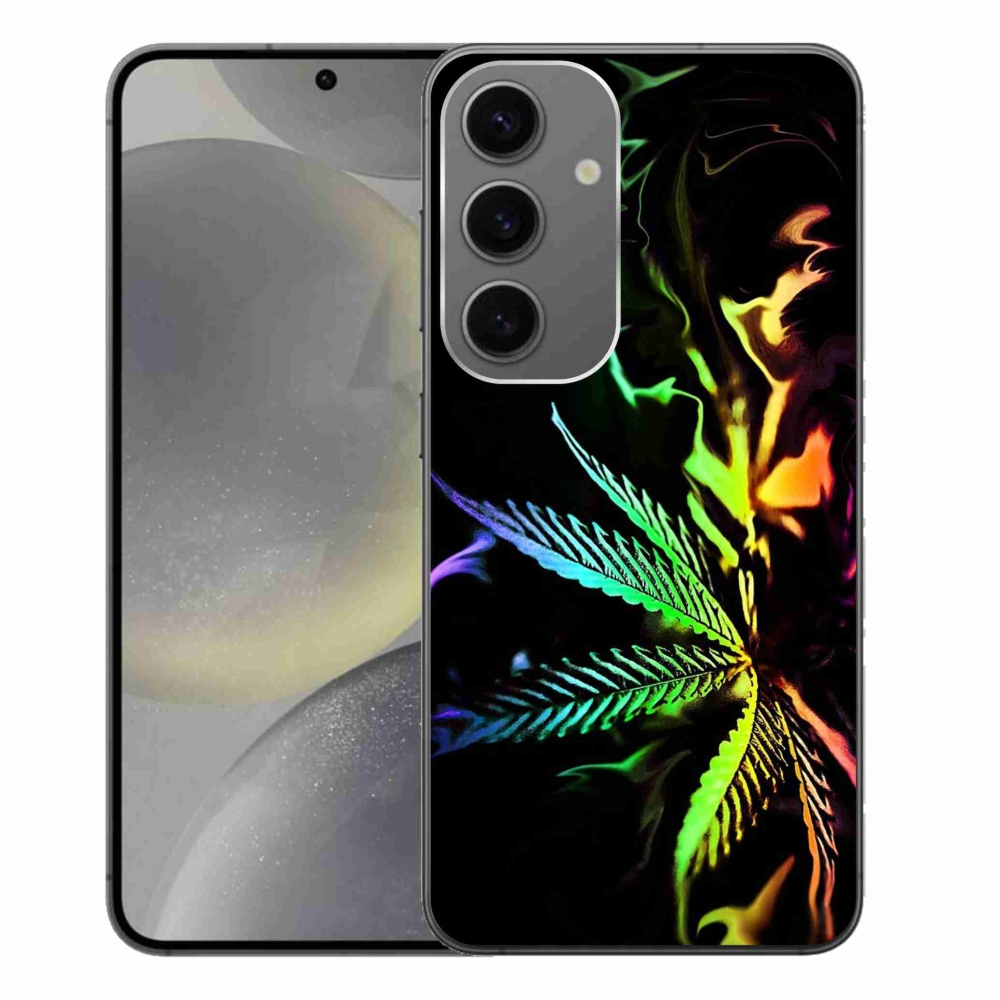 Gelový kryt mmCase na Samsung Galaxy S24+ - konopí 2