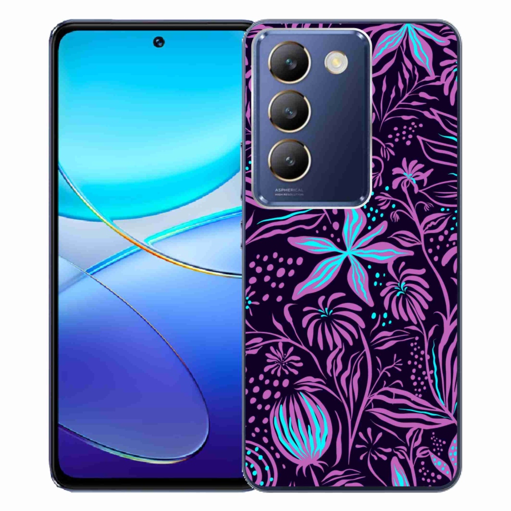 Gelový kryt mmCase na Vivo V40 SE 4G/5G - květiny 2
