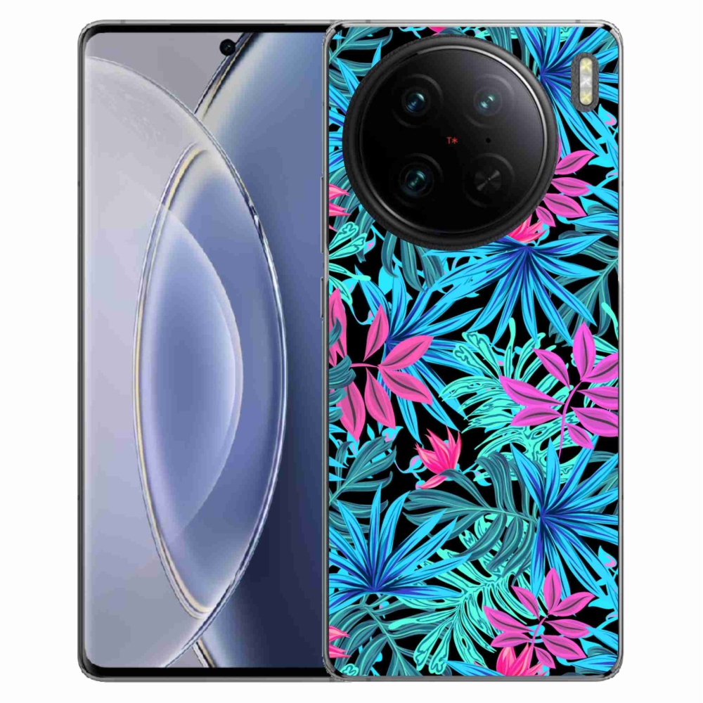 Gelový kryt mmCase na Vivo X90 Pro - květiny 3