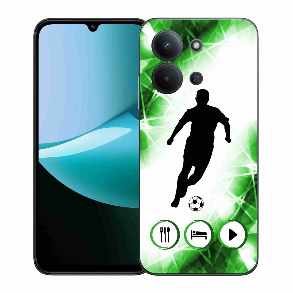 Gelový kryt mmCase na Xiaomi Redmi 15C 4G (171mm)/Poco C85 4G (171mm) - fotbalista