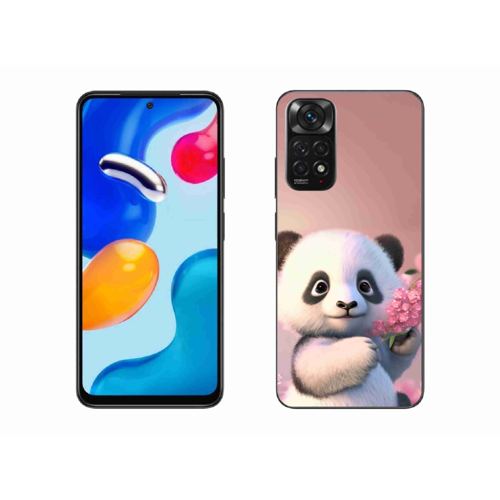 Gelový kryt mmCase na Xiaomi Redmi Note 11S 4G - roztomilá panda