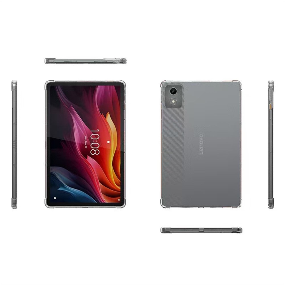 Průhledný gelový obal s vyztuženými rohy na Lenovo Tab K11 Plus - průhledný