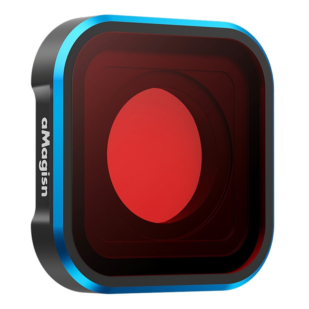 AMAGISN potápěčský filtr pro GoPro Hero 13/12/11/11 Mini/10/9 - červený