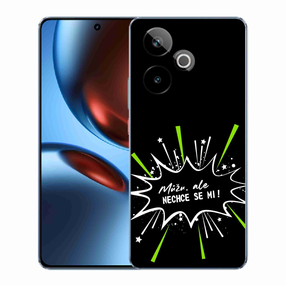 Gelový kryt mmCase na Realme GT 7 5G/GT 7T 5G - vtipný text 11 černé pozadí