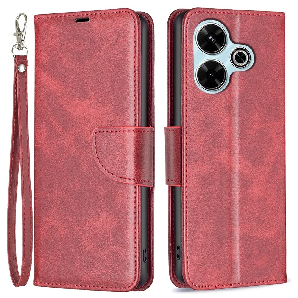 Case knížkové pouzdro na Xiaomi Redmi 13 4G/Poco M6 4G - červené