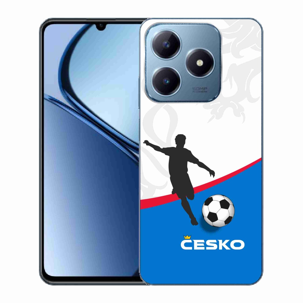 Gelový kryt mmCase na Realme C63 - fotbal Česko 1