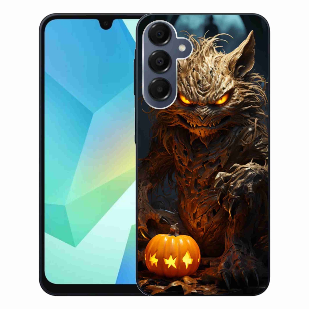 Gelový kryt mmCase na Samsung Galaxy A16 4G/5G - halloweenská příšera