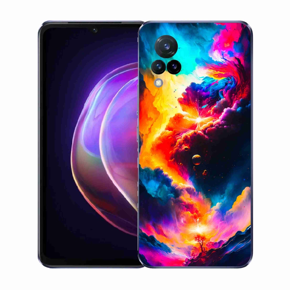 Gelový kryt mmCase na Vivo V21 4G/5G - abstraktní motiv