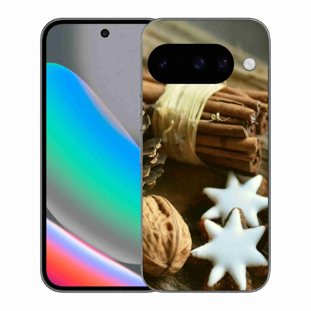 Gelový kryt mmCase na Google Pixel 10 - skořice a perníčky