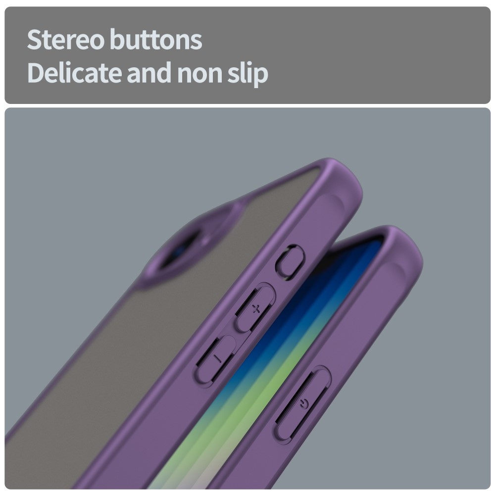 Proof gelový obal s pevnými zády na iPhone 16e - fialový