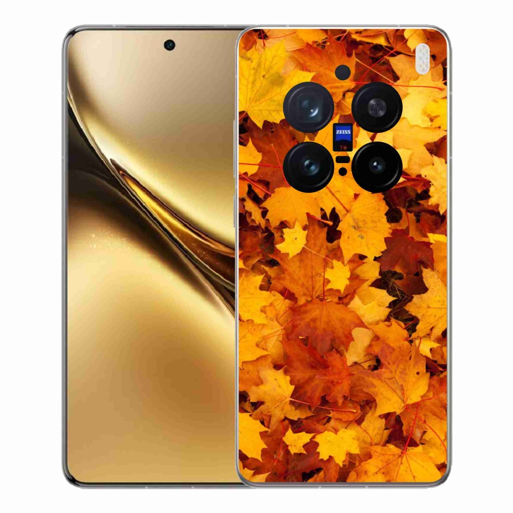 Gelový kryt mmCase na Vivo X200 Pro 5G - javorové listy