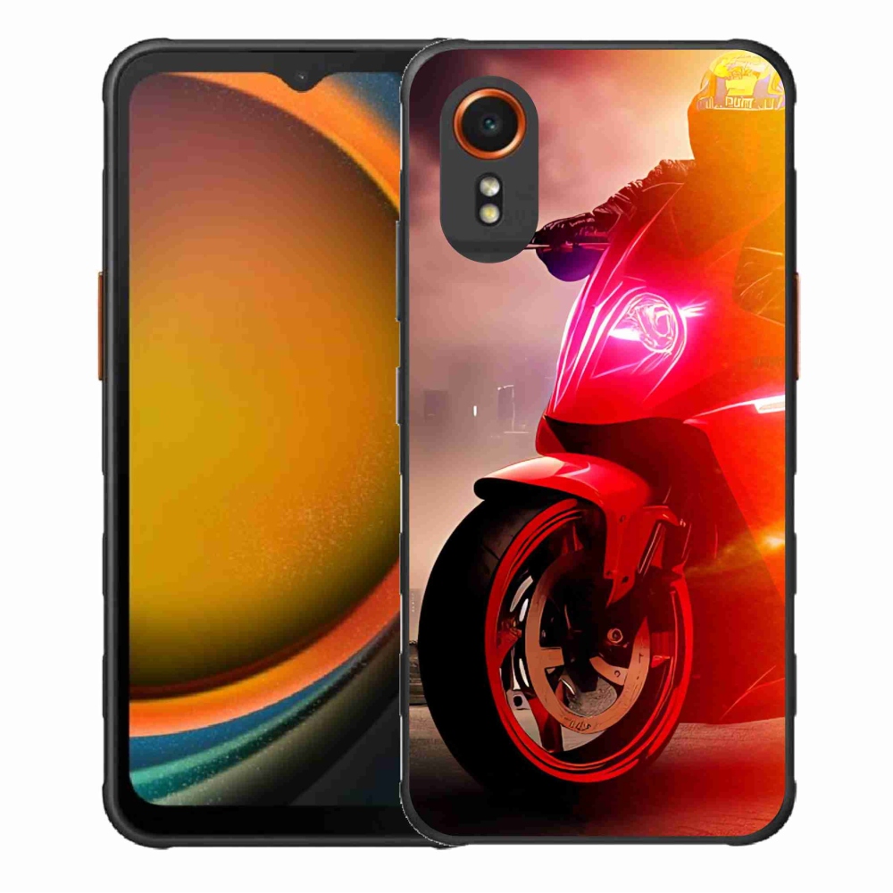 Gelový kryt mmCase na Samsung Galaxy Xcover 7 - motorka