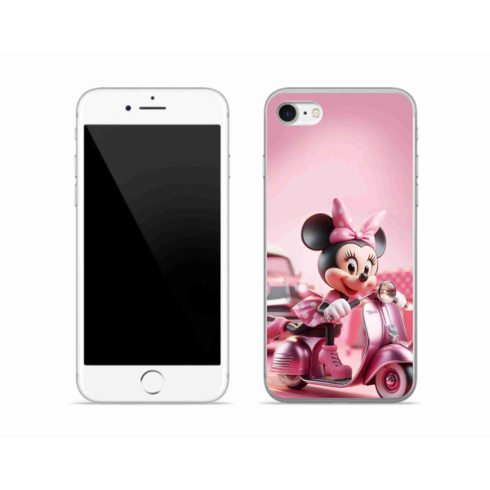 Gelový kryt mmCase na iPhone SE (2022) - minnie 1