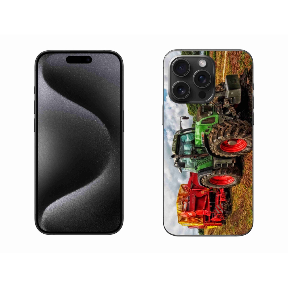 Gelový kryt mmCase na iPhone 15 Pro Max - traktor 4