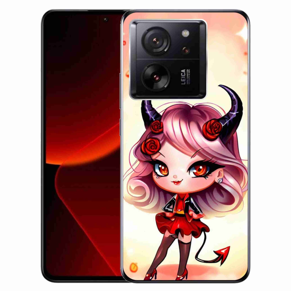 Gelový kryt mmCase na Xiaomi 13T/13T Pro - kreslená čertice