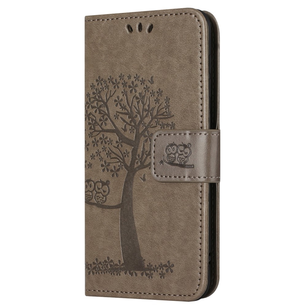 Tree knížkové pouzdro na Xiaomi Redmi 12 4G/5G - šedé