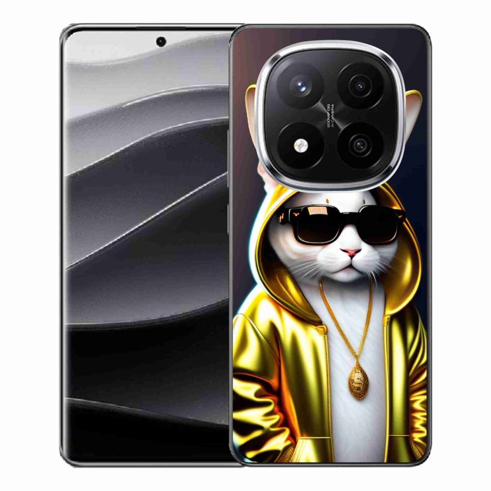 Gelový kryt mmCase na Xiaomi Redmi Note 14 Pro+ 5G - kočka boss