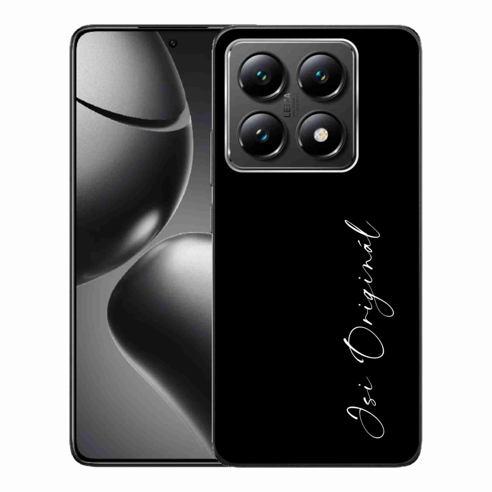Gelový kryt mmCase na Xiaomi 14T - jsi originál černé pozadí
