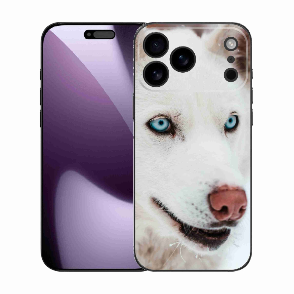 Gelový kryt mmCase na iPhone 17 Pro Max - psí pohled
