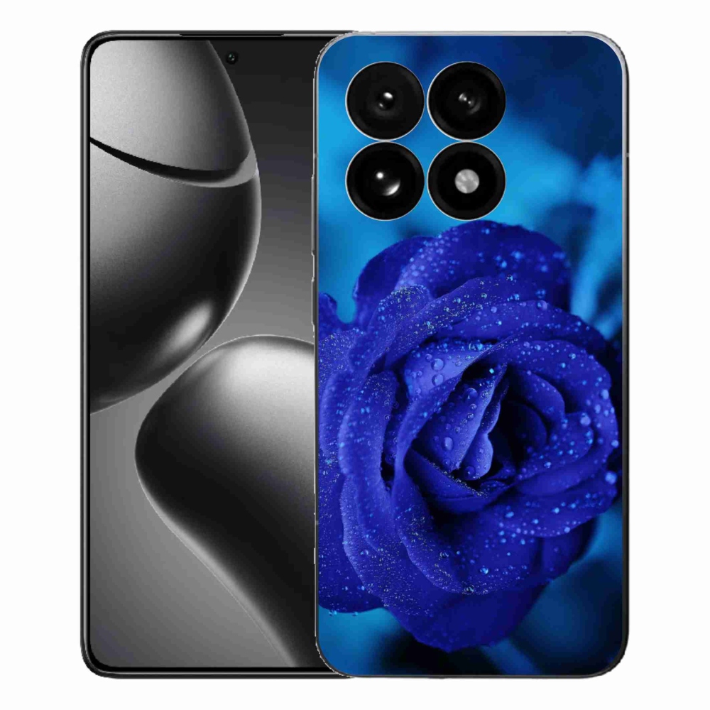 Gelový kryt mmCase na Xiaomi 15T - modrá růže