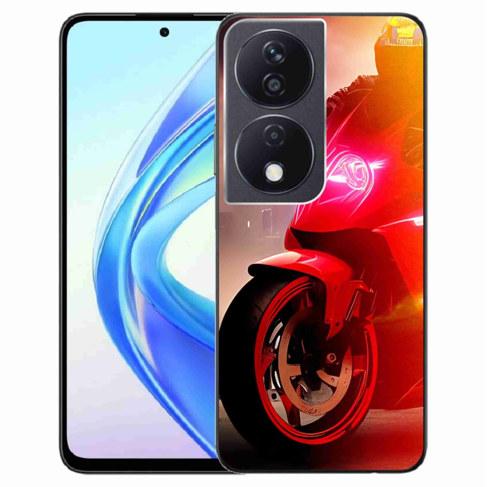 Gelový kryt mmCase na Honor X7b/Honor 90 Smart - motorka