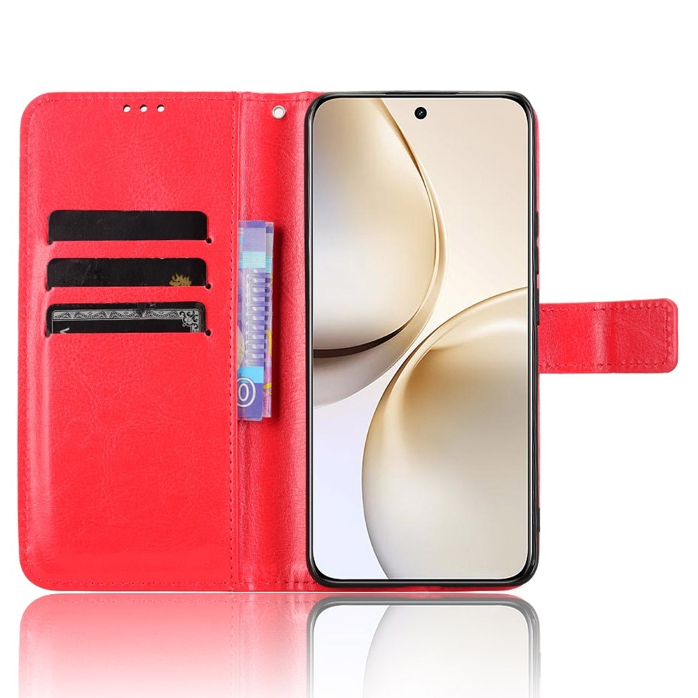 Crazy knížkové pouzdro na Realme 14 Pro+ 5G - červené
