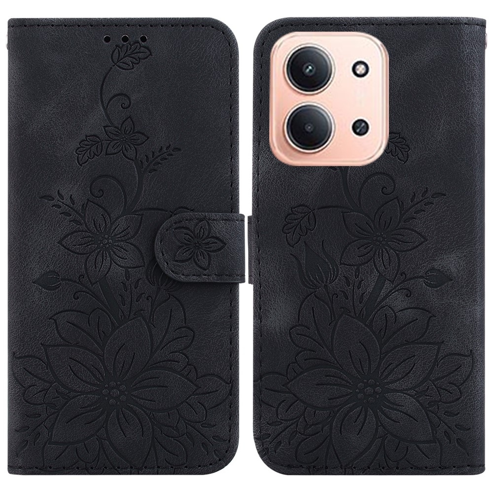 Lily knížkové pouzdro na Xiaomi Redmi 15C 4G/5G (173mm) - černé