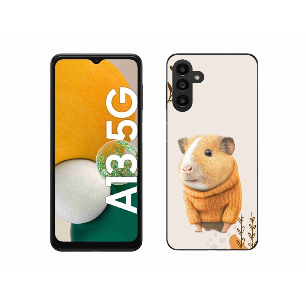 Gelový kryt mmCase na Samsung Galaxy A13 5G - morče ve svetru
