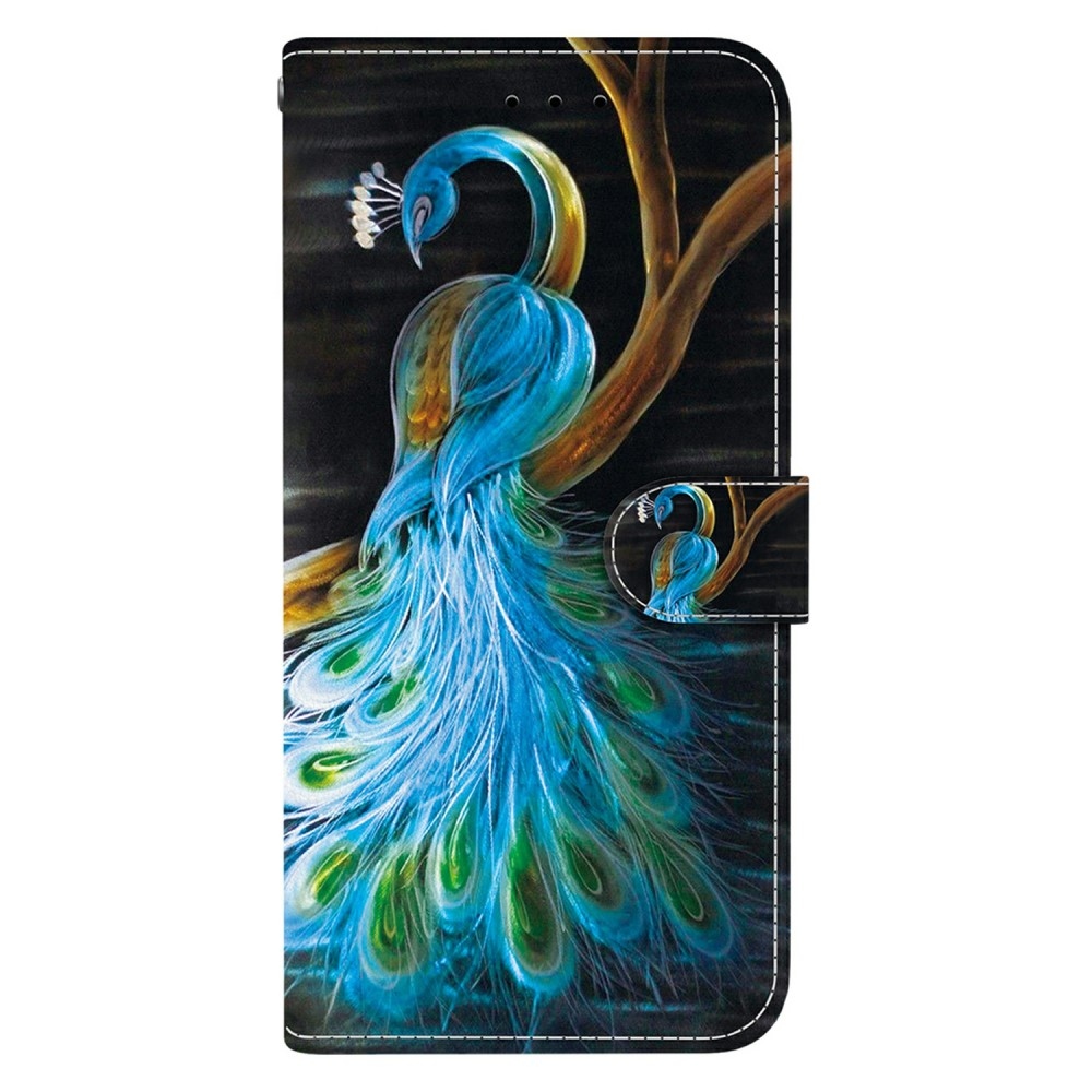 Versatile knížkové pouzdro na Samsung Galaxy A06 4G - páv