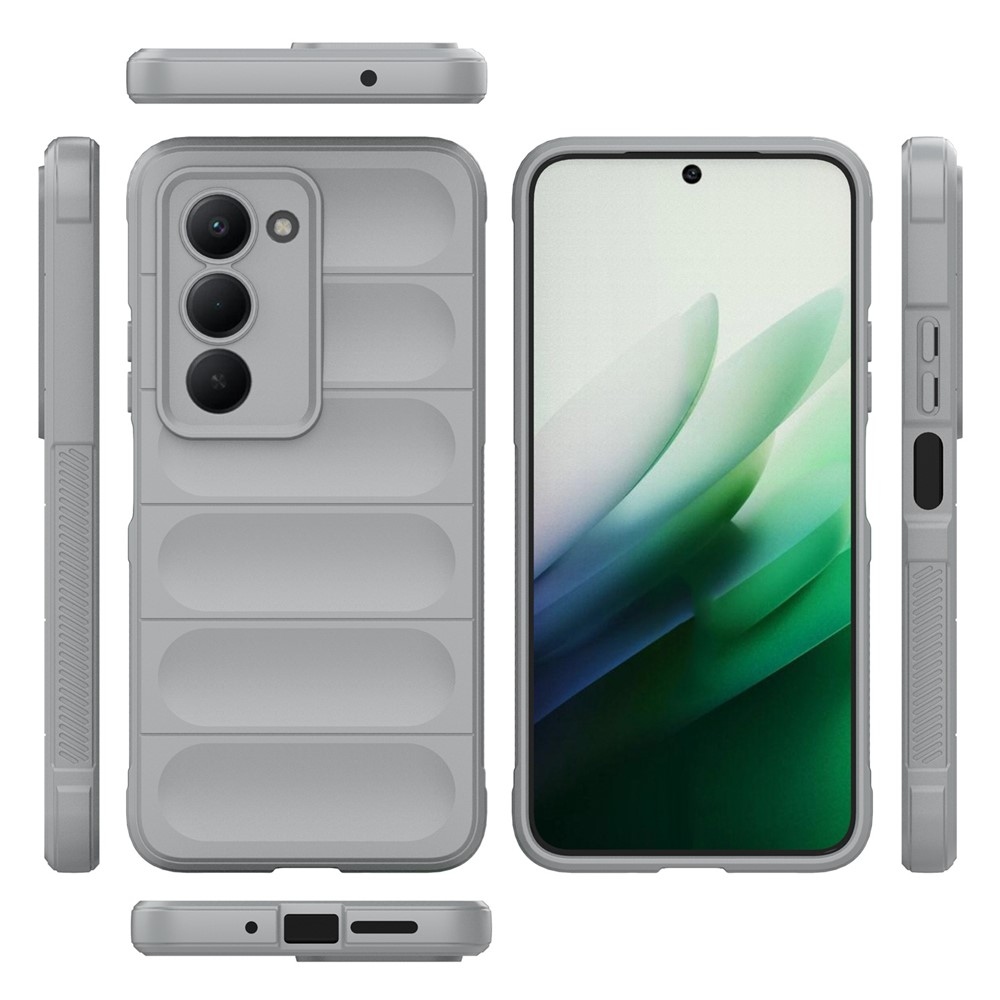 Rugg odolný gelový obal na Xiaomi Redmi 15 5G (169mm) - světlešedý