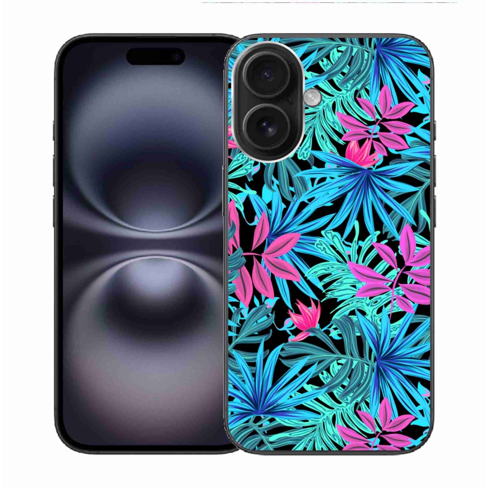 Gelový kryt mmCase na iPhone 16 - květiny 3