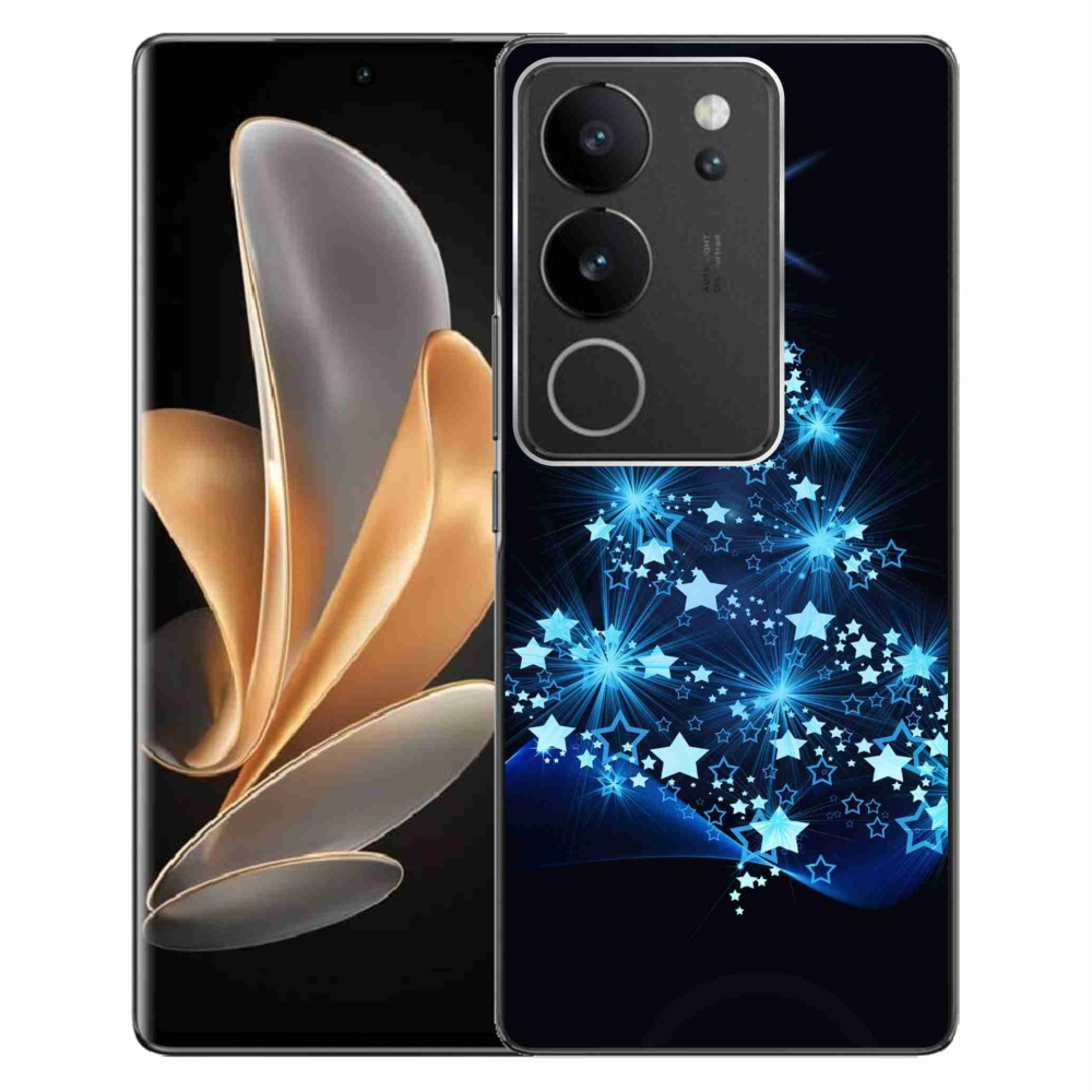 Gelový kryt mmCase na Vivo V29 5G - vánoční stromek