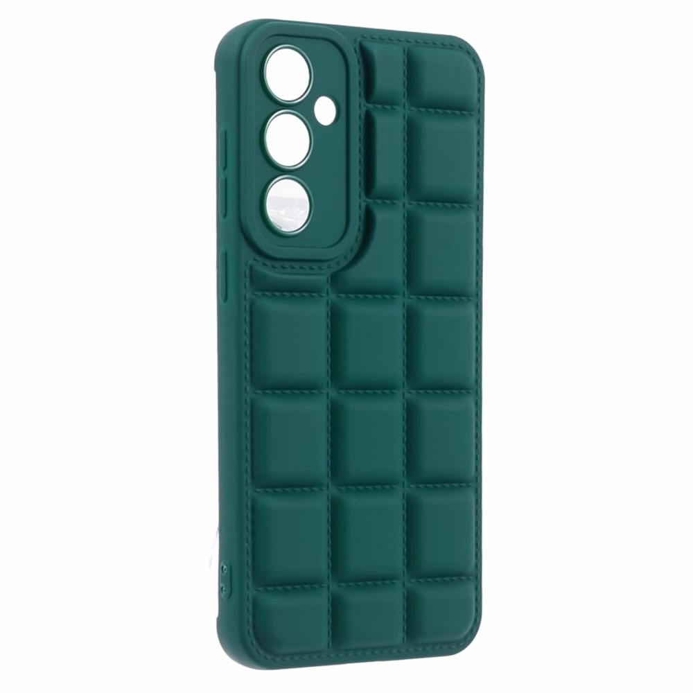 Grid odolný gelový obal na Samsung Galaxy S23 FE - zelený