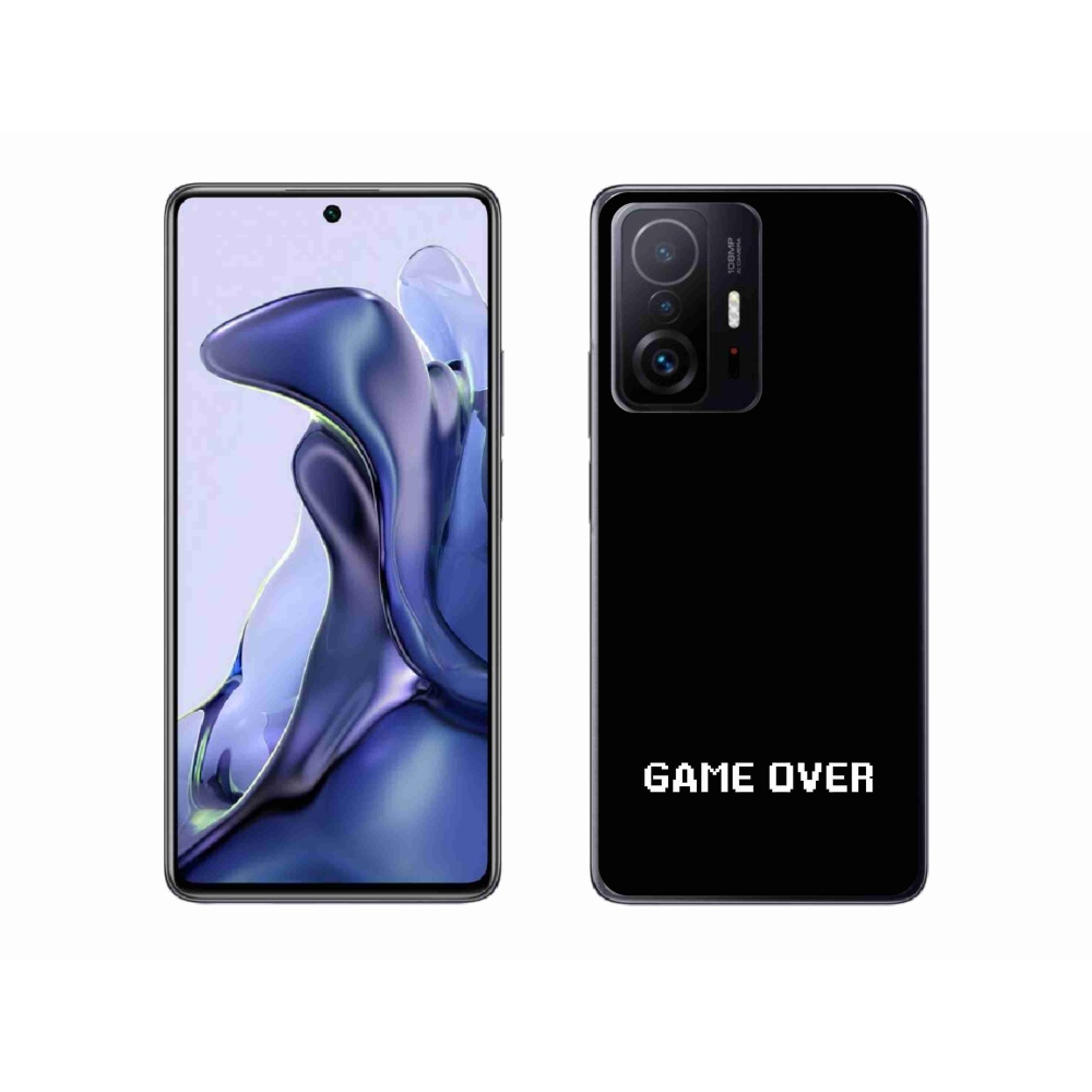 Gelový kryt mmCase na Xiaomi 11T - game over černé pozadí