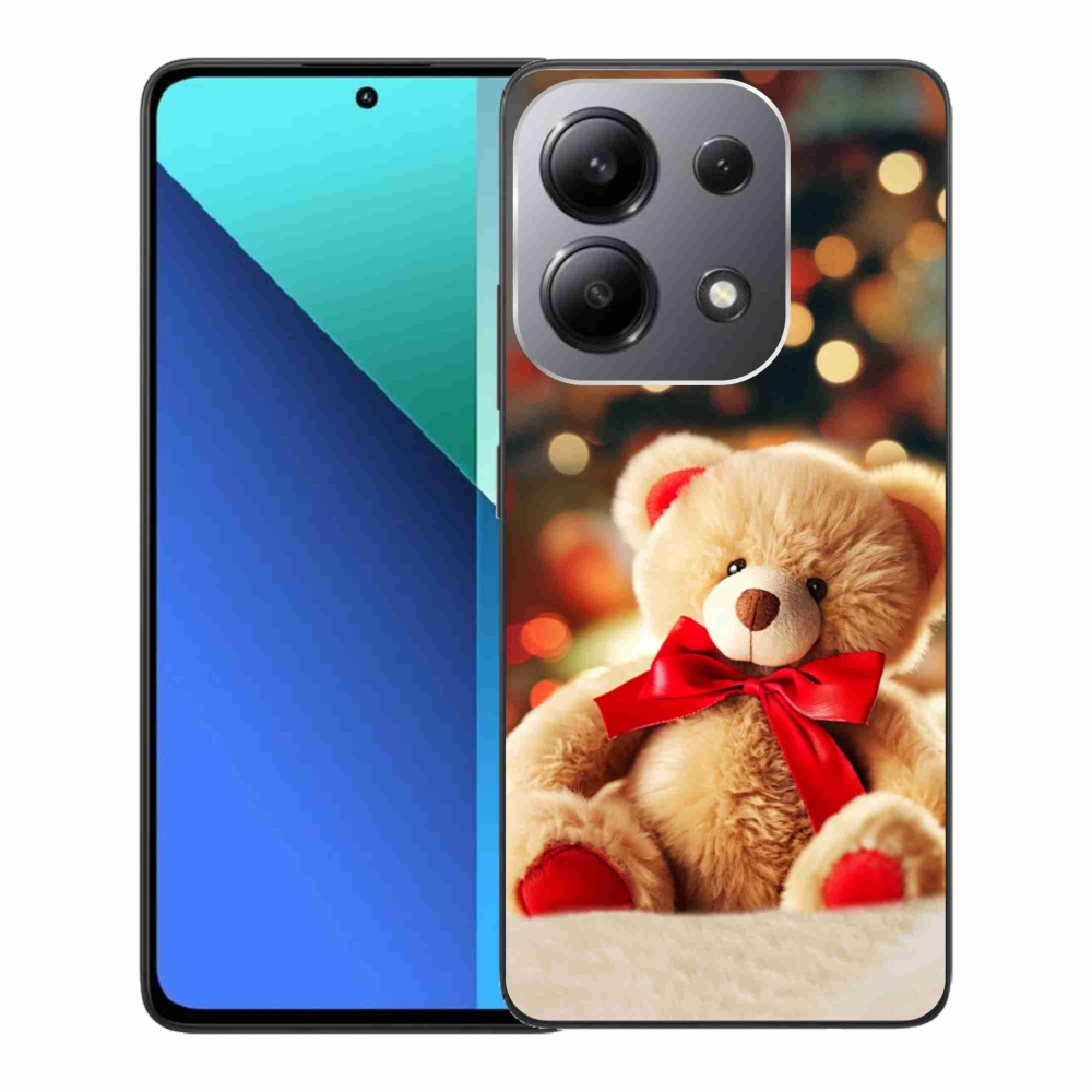 Gelový kryt mmCase na Xiaomi Redmi Note 13 - plyšový medvídek