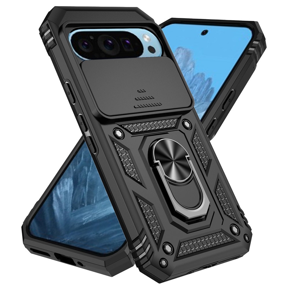 Slide odolný kryt na Google Pixel 10 Pro/Pixel 10/9 Pro/9 - černý