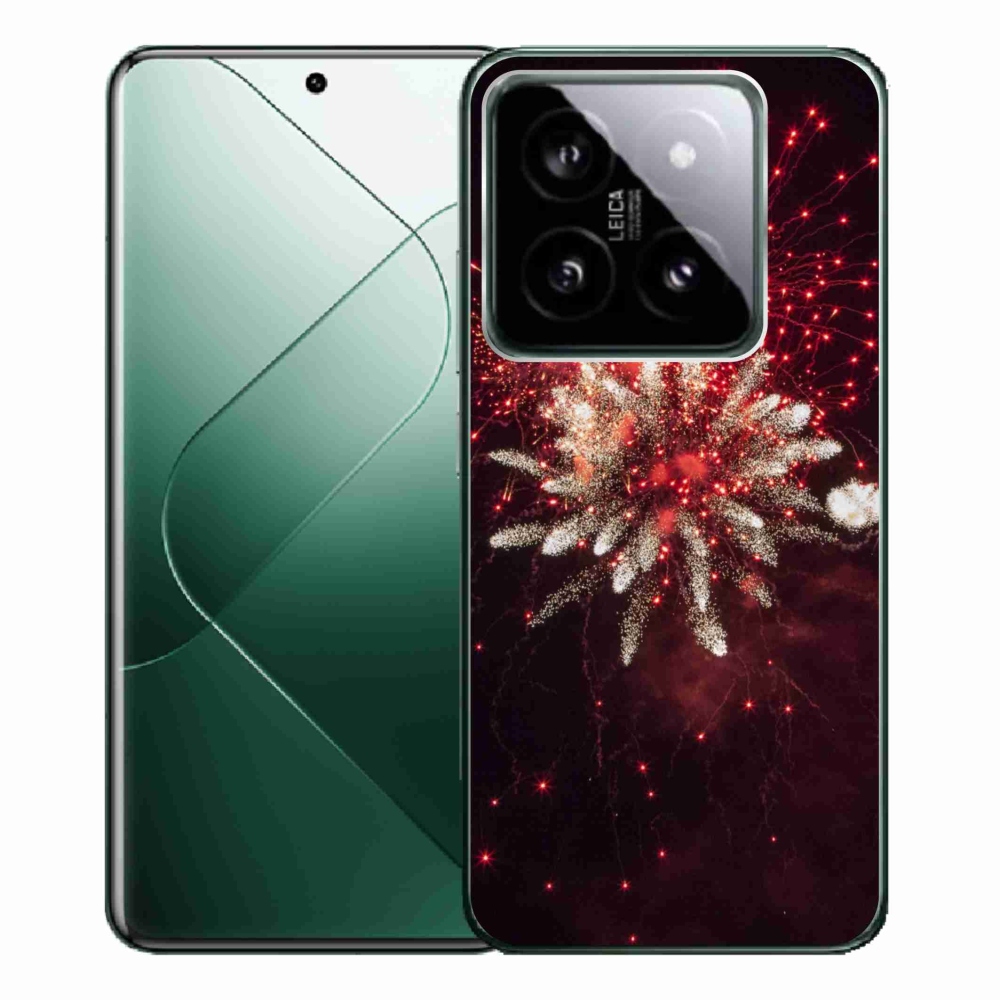 Gelový kryt mmCase na Xiaomi 14 Pro - ohňostroj
