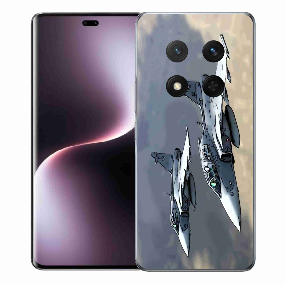Gelový kryt mmCase na Honor Magic 7 Lite 5G - stíhačky
