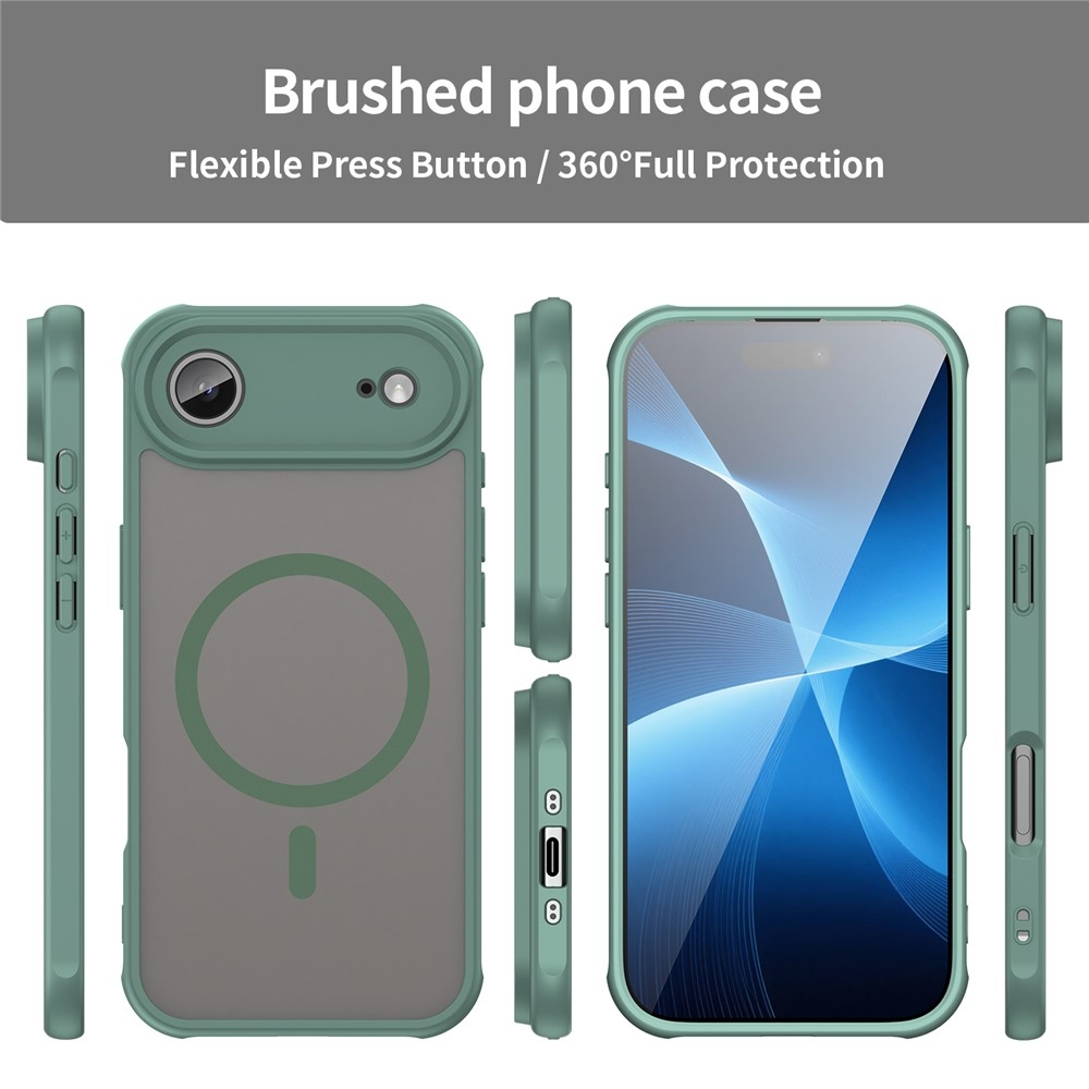 Case matný gelový obal s MagSafe na iPhone 17 Air - zelený