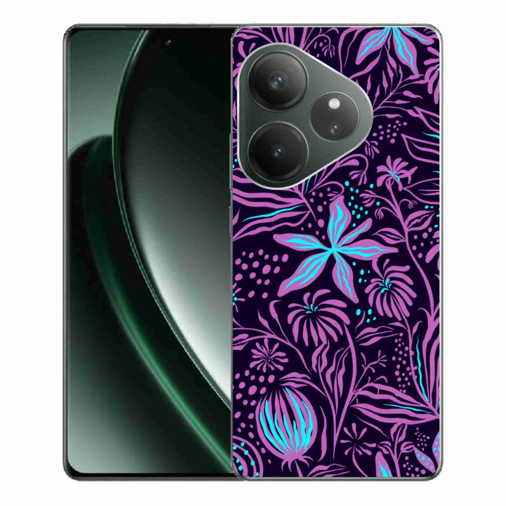 Gelový kryt mmCase na Realme GT 6 5G/GT 6T 5G - květiny 2