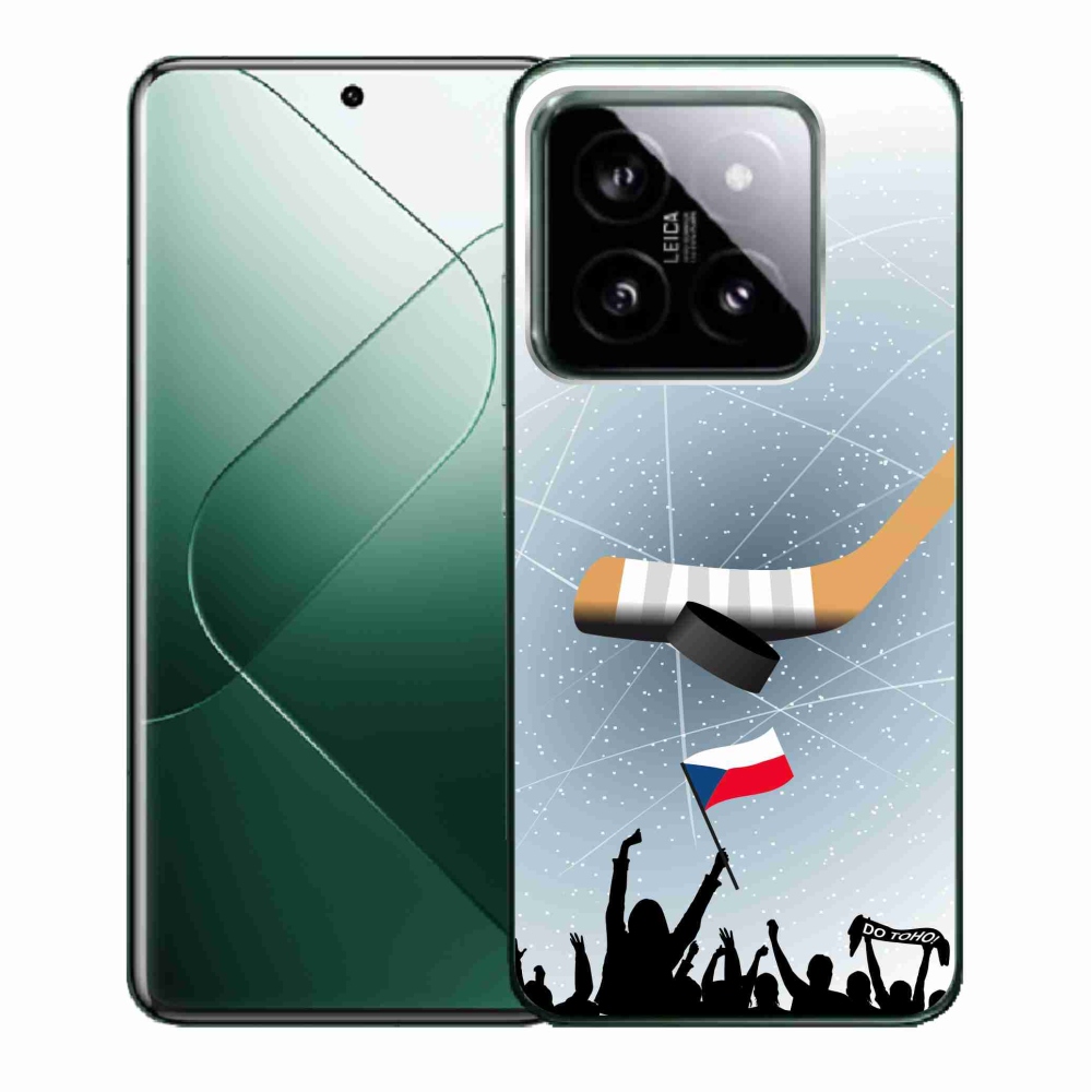 Gelový kryt mmCase na Xiaomi 14 - fanoušci hokeje